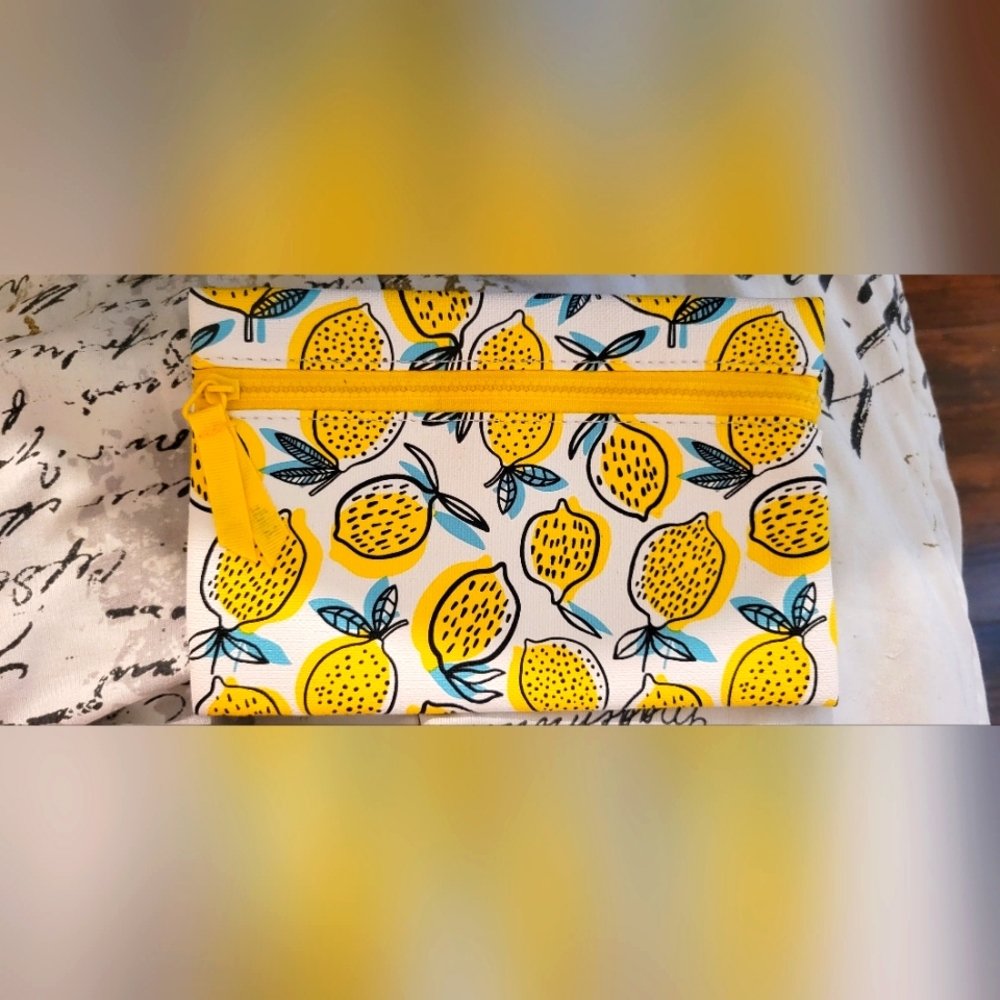 Ipsy Lemonade Cosmetics Bag